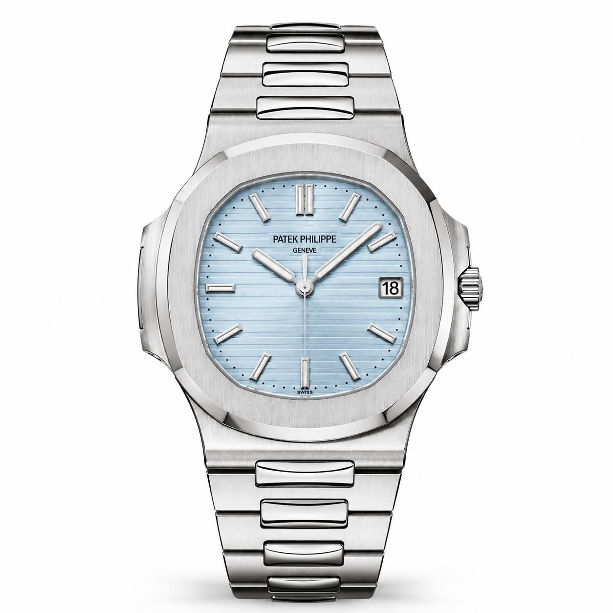 PATEK PHILIPPE GRIS TABLEAU BLEU CIEL BOITE SIMPLE
