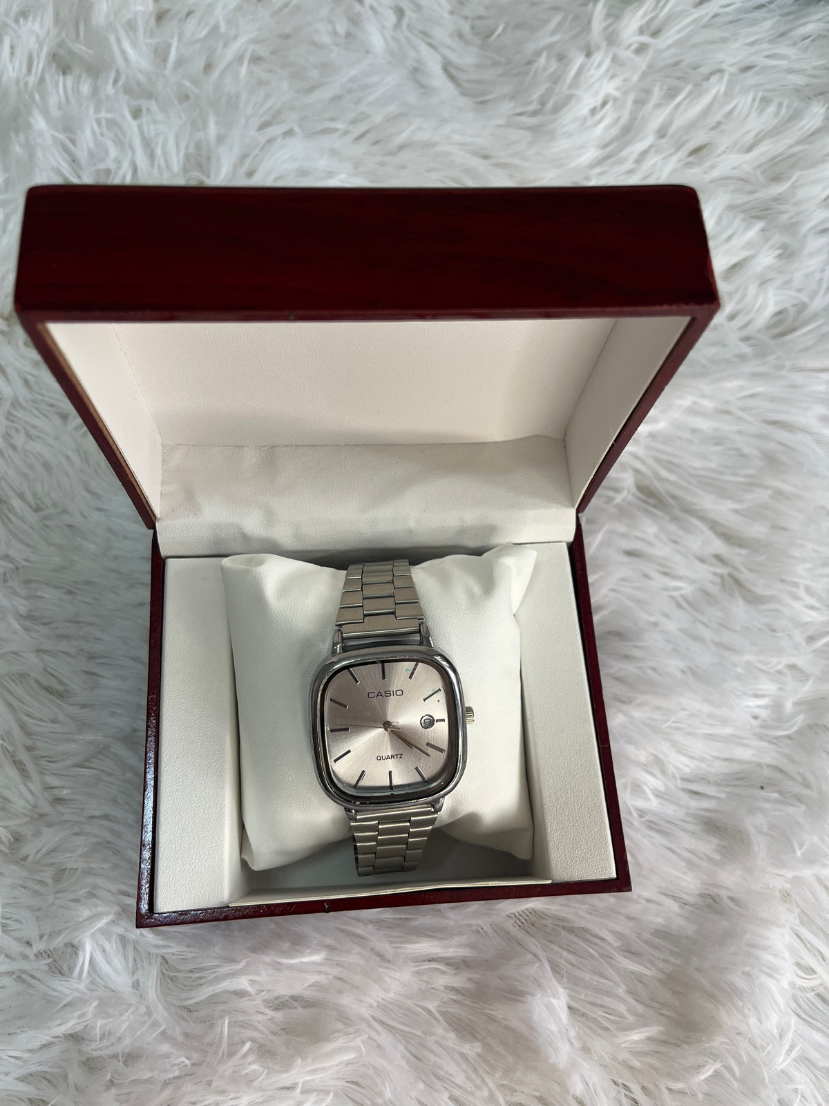 CASIO QUARTZ ACIER COFFRET