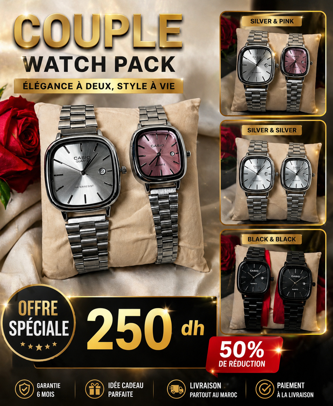 COUPLE MONTRE CASIO