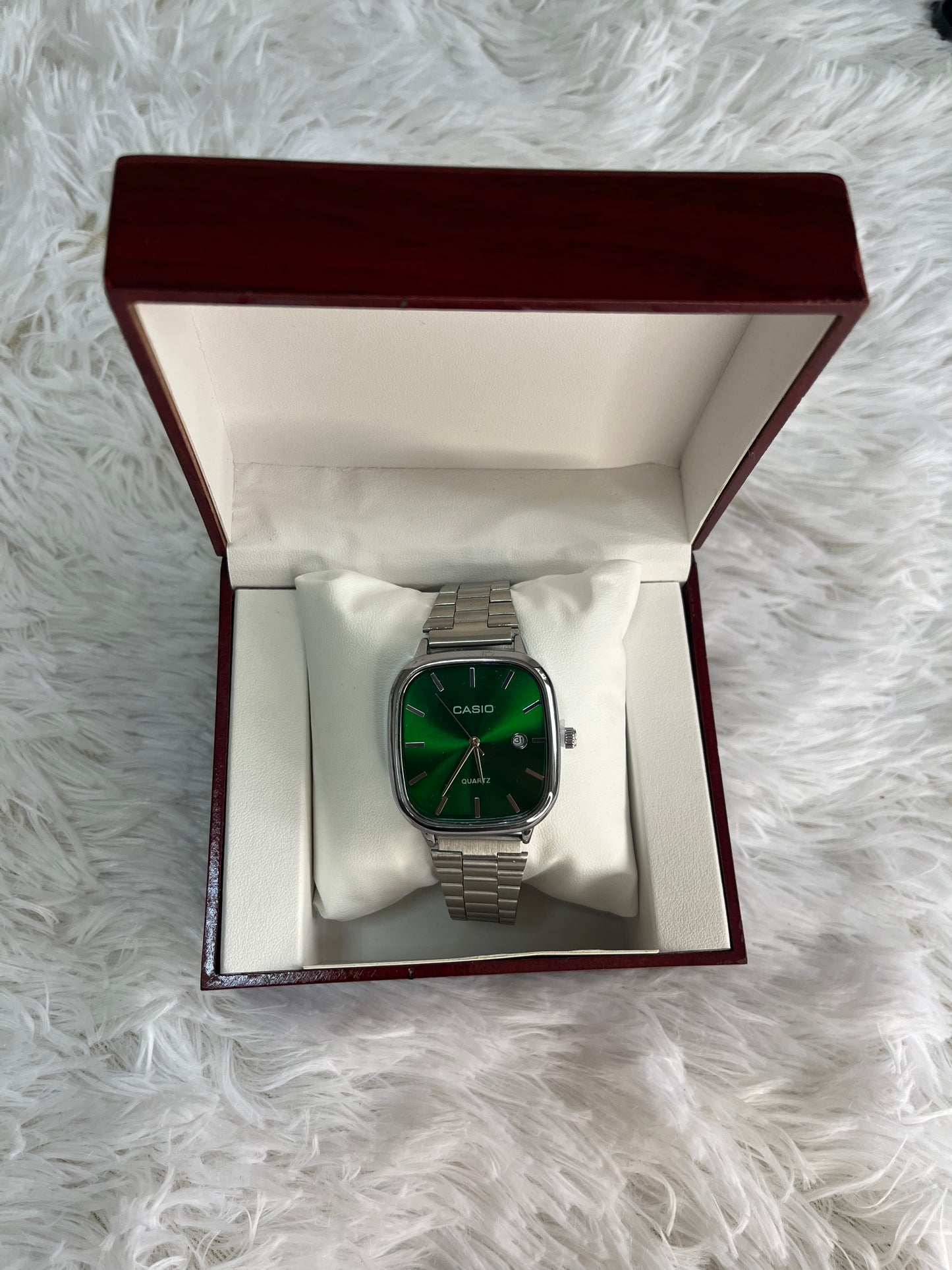 CASIO QUARTZ ACIER COFFRET